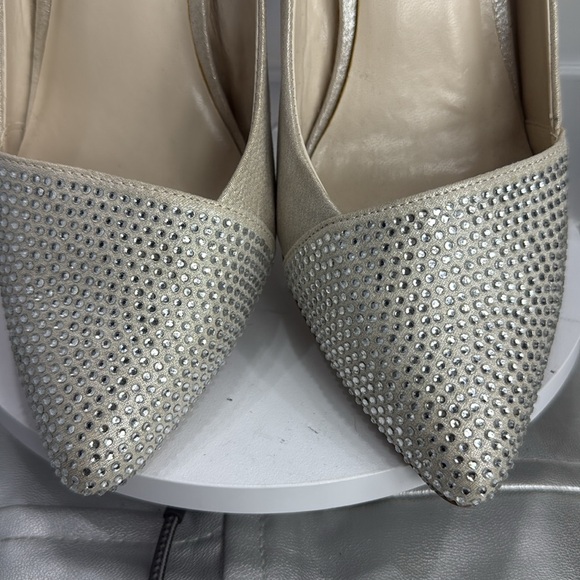 (O) Apt. 9, Women's Rhinestone Satin High Heels, Size 8 M - Picture 4 of 9